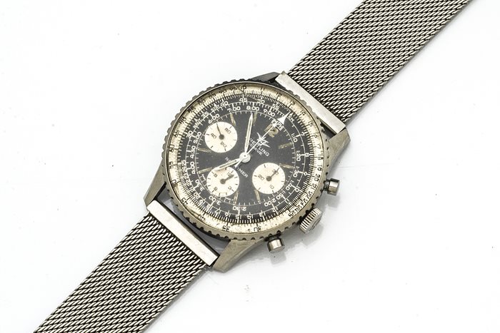 Navitimer stainless steel gentleman's wristwatch