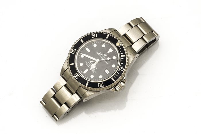 Sea-Dweller stainless steel gentleman's wristwatch