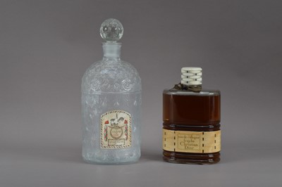 Lot 564 - Two Eau de Cologne glass display bottles