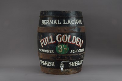 Lot 571 - A Bernal Lacave 'Full Golden' Spanish Sherry barrel