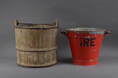 Lot 572 - Two antique buckets