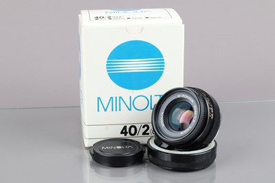 Lot 561 - A Minolta M-Rokkor 40mm f/2 Lens