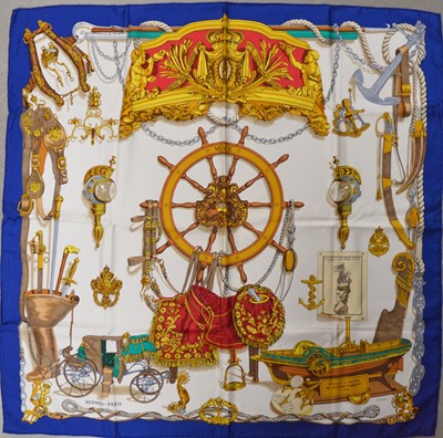 Lot 599 - An Hermes silk scarf