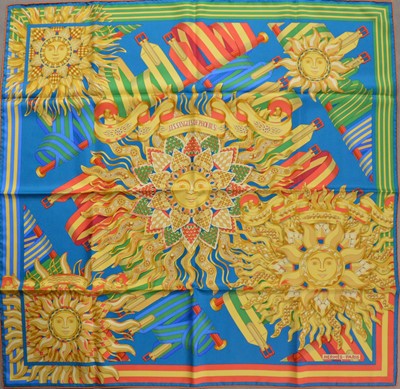 Lot 611 - An Hermes silk scarf