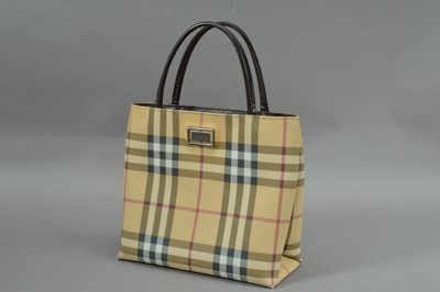 Lot 615 - A small Burberry ladies handbag