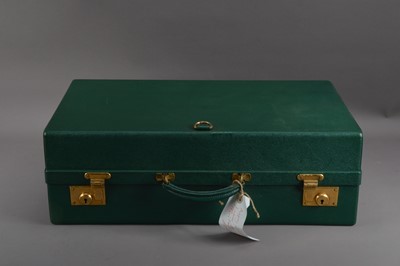 Lot 622 - A Green Asprey of London shoe case