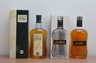 Lot 624 - Two bottles of Jura 10 year old Whisky