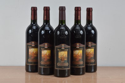 Lot 657 - Five bottles of Brunello di Montalcino Castello Banfi vintage red wine