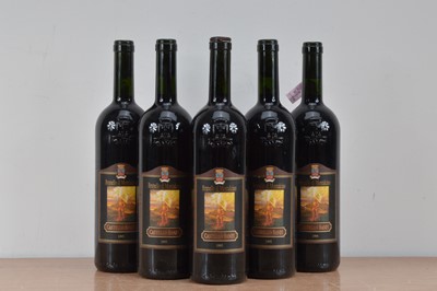 Lot 658 - Five bottles of Brunello di Montalcino Castello Banfi vintage red wine