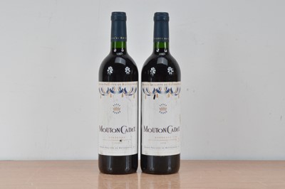 Lot 669 - Two bottles of Baron Philippe de Rothschild Mouton Cadet 1998 Bordeaux vintage red wine