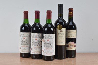 Lot 671 - Five bottles of Corbieres vintage French red wine