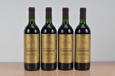 Lot 674 - Four bottles of Domaine de La Vivonne Bandl 1992