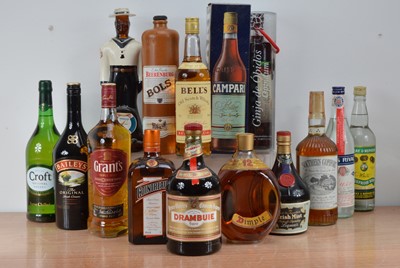 Lot 692 - A mixed collection of spirits