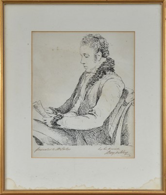 Lot 733 - An etching of an unknown sitter