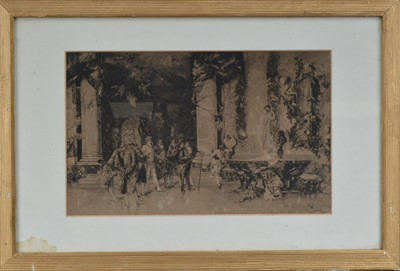 Lot 734 - A 17th century Spanish etching