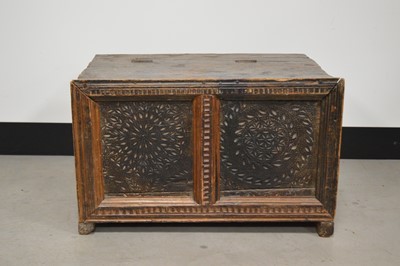 Lot 824 - A handmade traditional Afghan chest