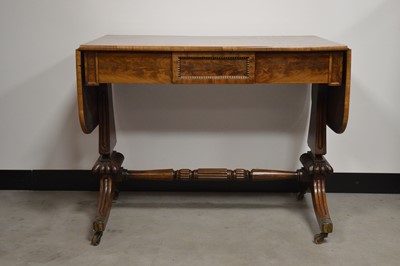 Lot 831 - A William IV mahogany sofa table