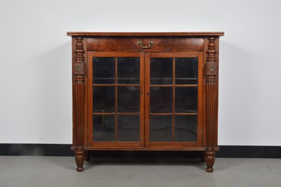 Lot 833 - A late Georgian mahogany bookcase, in the manor of Gillows
