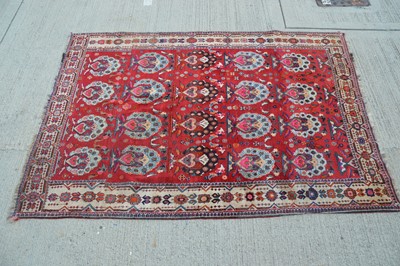 Lot 856 - A mid 20th century Middle Eastern carpet