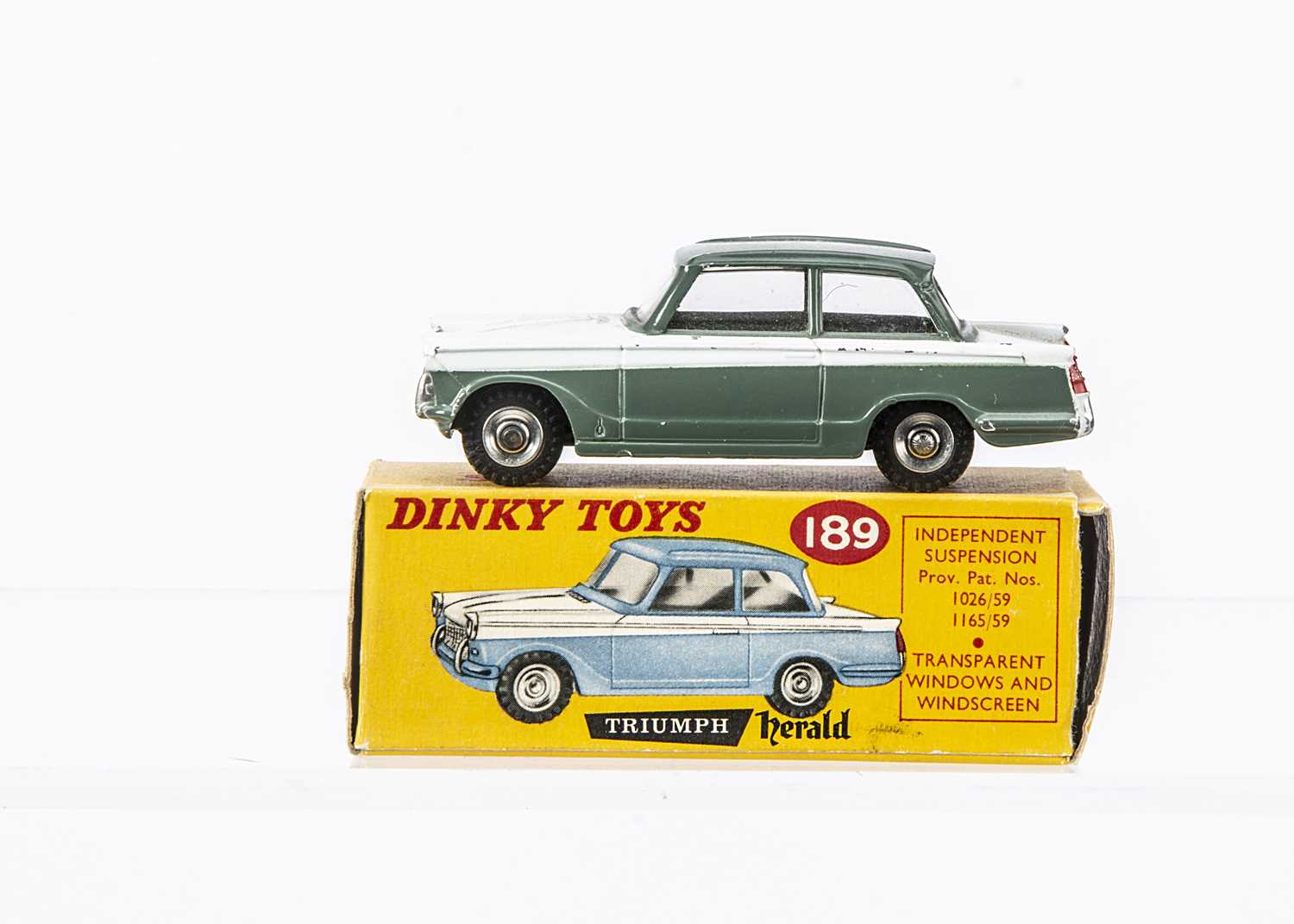 Lot 1 - A Rare Dinky Toys 189 Triumph Herald Promotional Issue
