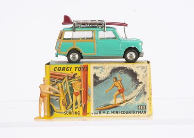 Lot 37 - A Corgi Toys 485 BMC Mini Countryman With Surfer
