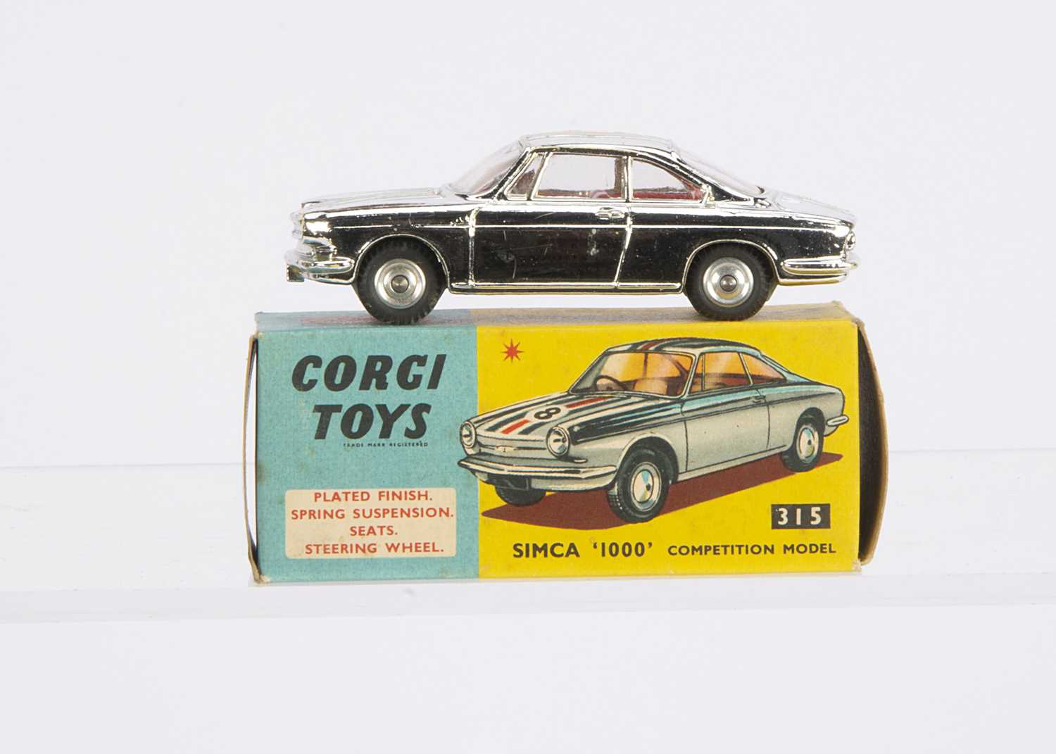 Lot 39 - A Corgi Toys 315 Simca 1000 Competition Model