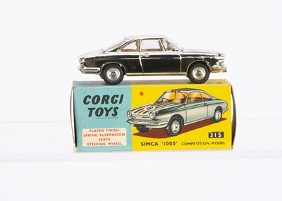 Lot 39 - A Corgi Toys 315 Simca 1000 Competition Model