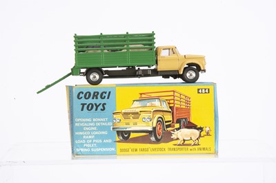 Lot 40 - A Corgi Toys 484 Dodge Kew Fargo Livestock Transporter