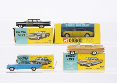 Lot 47 - Corgi Toys Chevrolet's