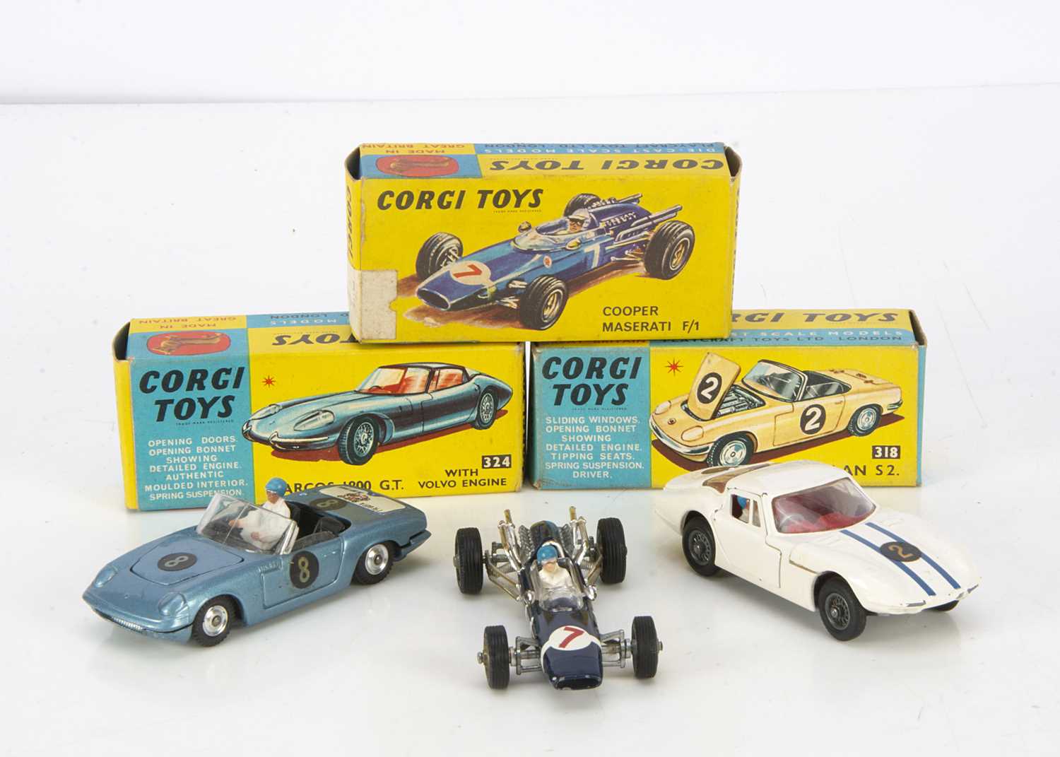 Lot 52 - Corgi Toys British Competition & Racing Cars