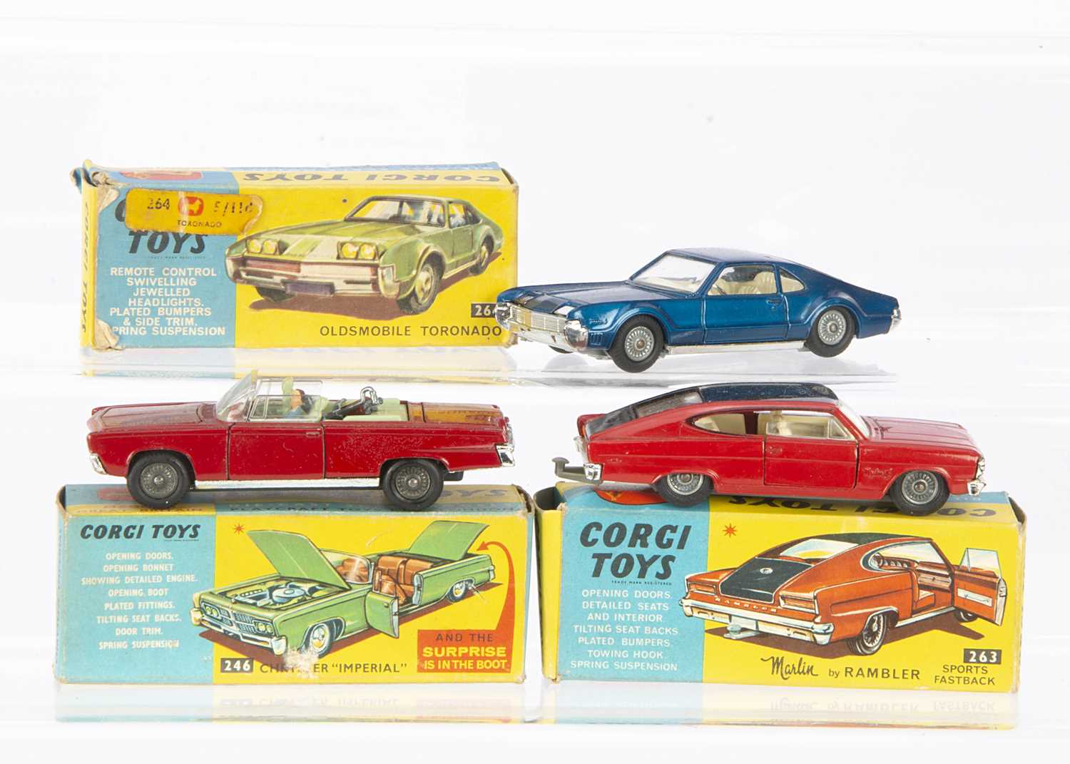 Lot 55 - Corgi Toys American Cars