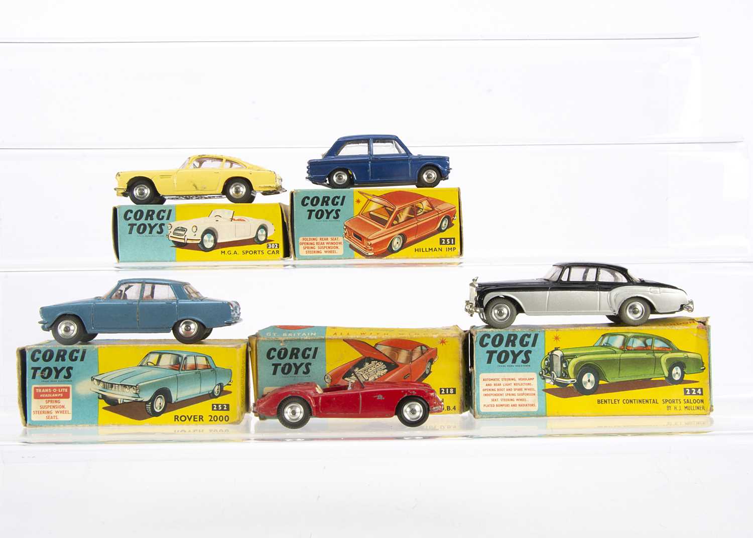 Lot 58 - Corgi Toys British Cars