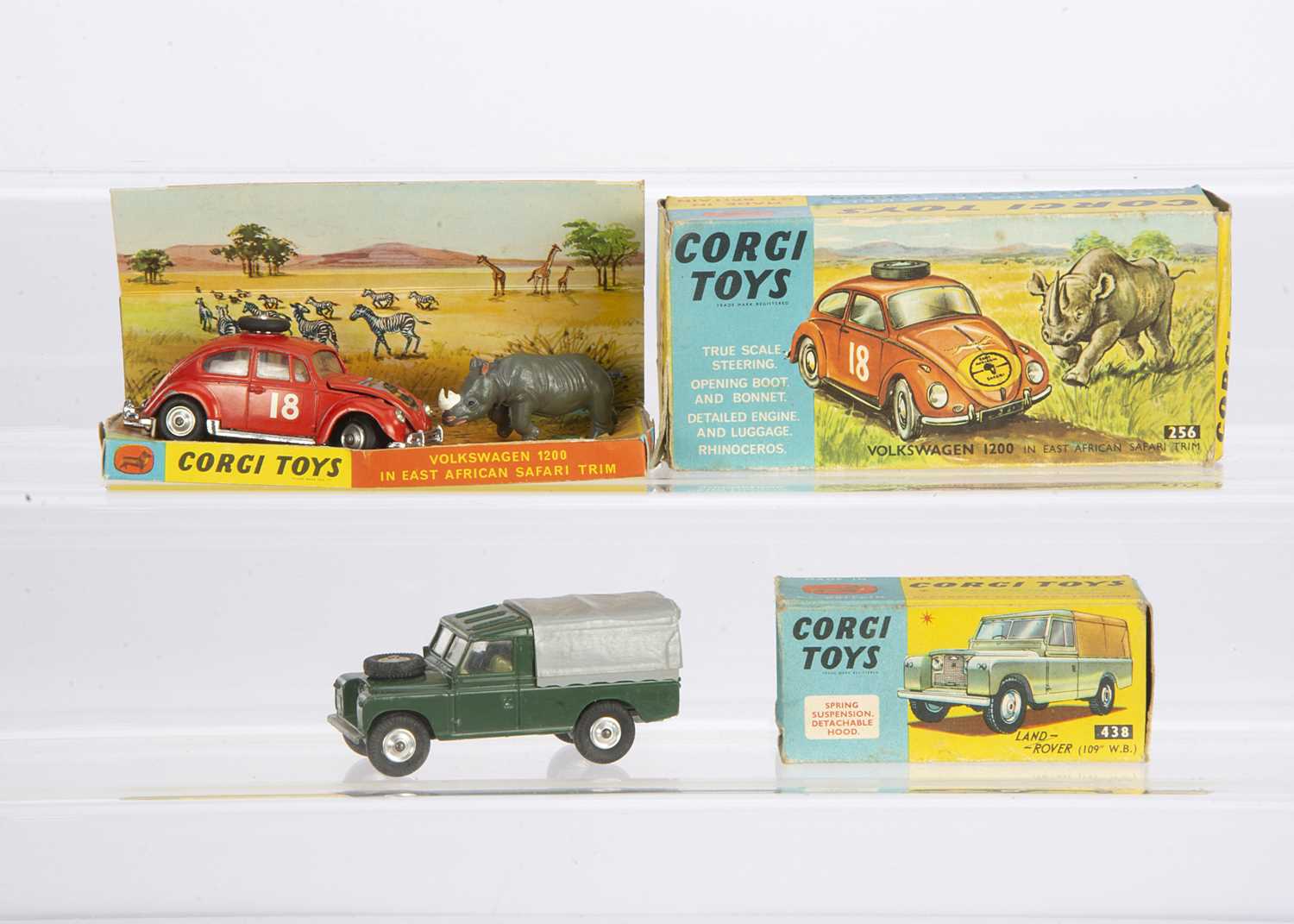 Lot 59 - Corgi Toys 256 Volkswagen 1200 East Africa Safari Trim
