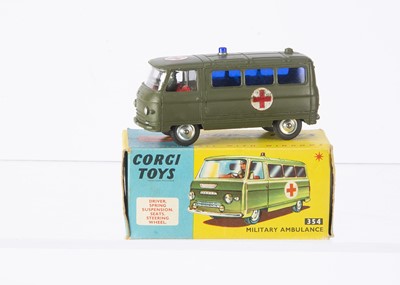 Lot 69 - A Corgi Toys 354 Commer Military Ambulance