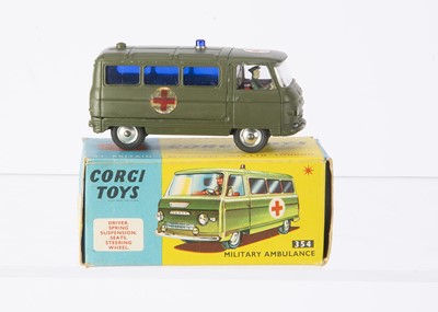 Lot 69 - A Corgi Toys 354 Commer Military Ambulance