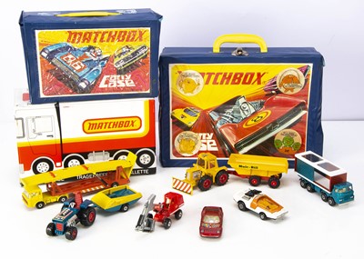 Lot 83 - Matchbox Superfast Carry Cases