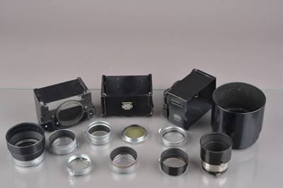 Lot 610 - A Group of Leitz Lens Hoods