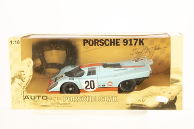 Lot 267 - AutoArt 1:18 Porsche 917K Steve McQueen "Le Mans"