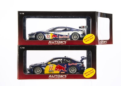 Lot 270 - AutoArt 1:18 Red Bull Touring Cars