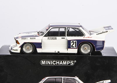 Lot 300 - Minichamps 1:18 BMW 320i 'HAT' DRM 1977 (R.Peterson)