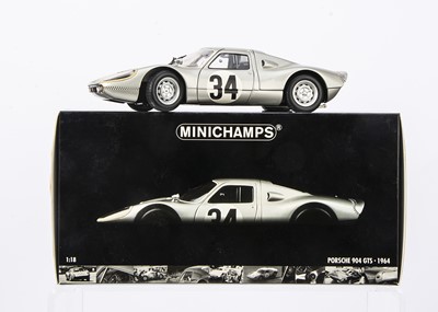 Lot 302 - Minichamps 1:18 Porsche 904 GTS Le Mans 1964 (Buchet/Ligier)