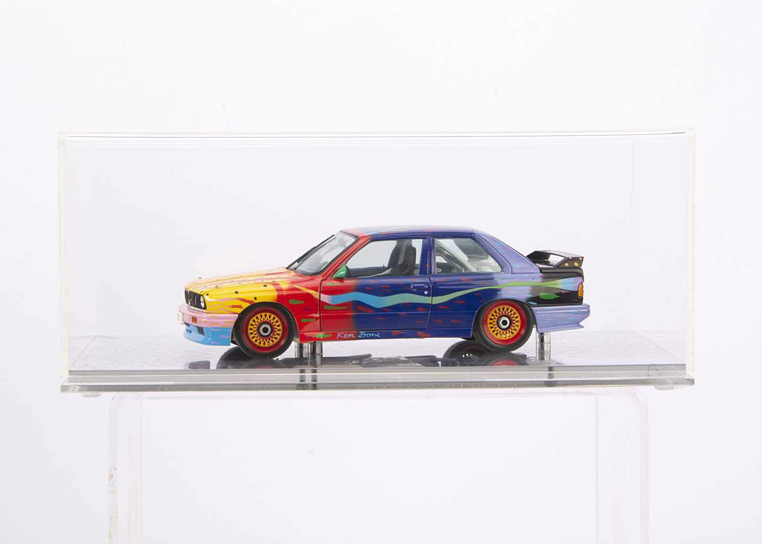 Lot 318 - Minichamps 1:18 BMW M3 Group A 1989 Art Car by Ken Done