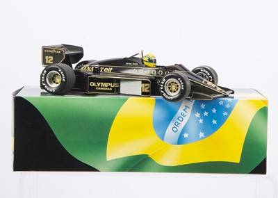 Lot 323 - Minichamps 1:18 Ayrton Senna Collection Lotus Renault 97T