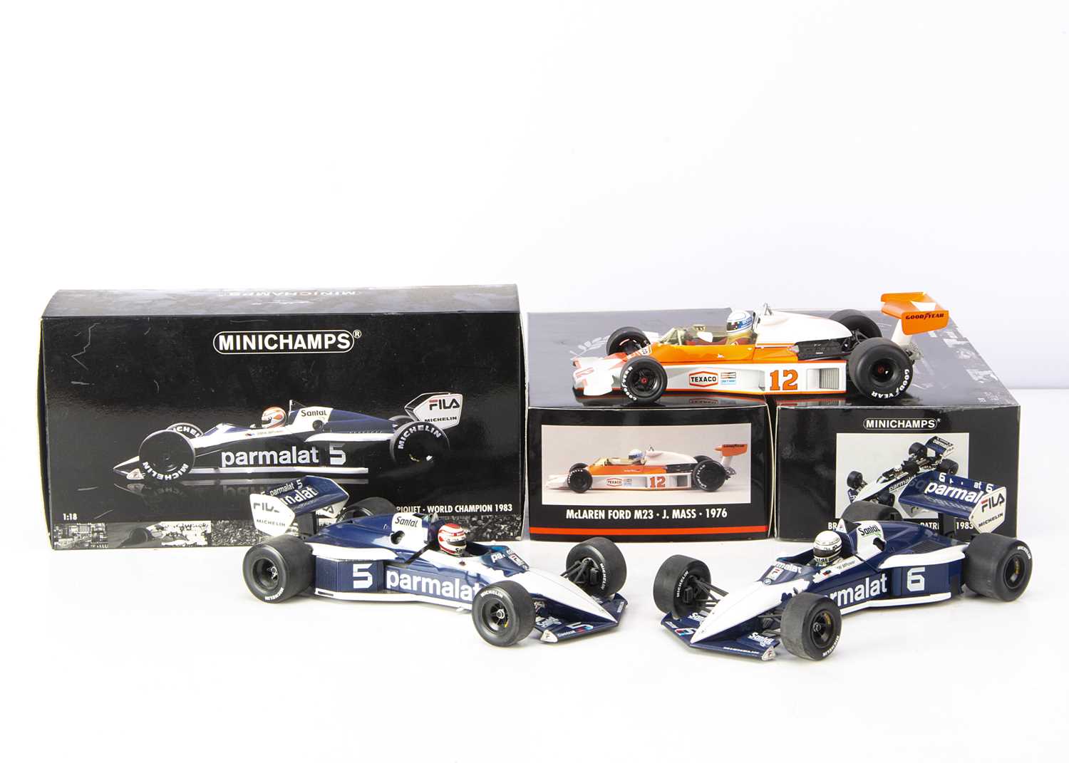 【Time sale】MCs 1/18 F1 BRABHAM BMW BT52B Brabham BT52B in scale 1:18 – Piquet vs. Senna