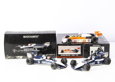 Lot 325 - Minichamps 1:18 1970s-80s Formula 1 Racing Cars