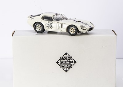 Lot 350 - Exoto Racing Legends 1:18 The Ford Of France Cobra Daytona Coupe 1965 (Schlesser & Simon)