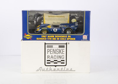 Lot 375 - GMP 1:18 1967 Mark Donohue #6 Sunoco Special Lola Spyder