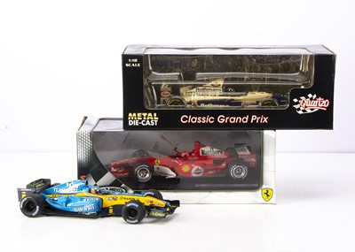Lot 389 - 1:18 Formula 1 Racing Cars