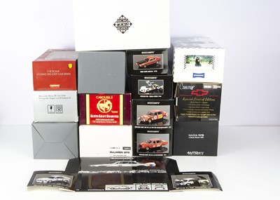 Lot 391 - Empty Boxes For 1:18 Models