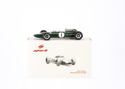 Lot 392 - A Spark Model 1:18 Lotus 33 No.1 Winner German GP Jim Clark 1965